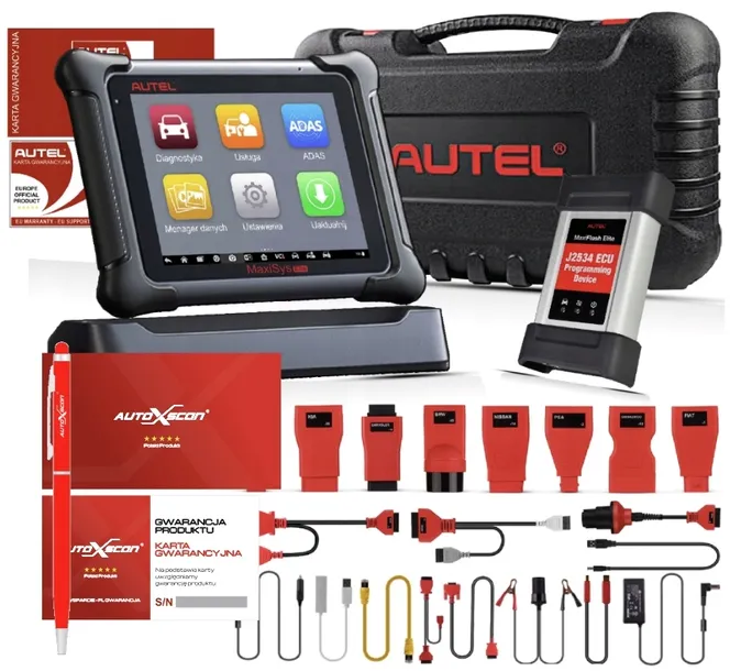 AUTEL ELITE MaxiSYS 10 cali LCD FULL ZESTAW JĘZYK POLSKI AUTEL POLSKA
