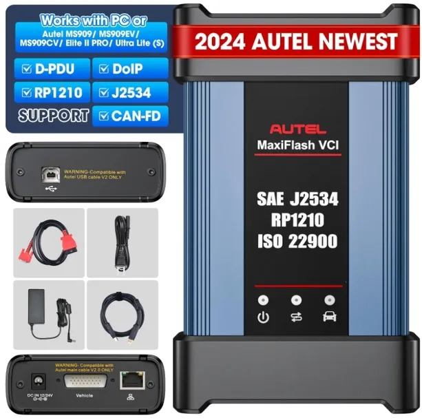 autel-glowica-interfejs-maxiflash-vci-j2534-passthru-ecu-programowanie-stan-nowy-model-autel-maxisys-vci-bluetooth-adapter