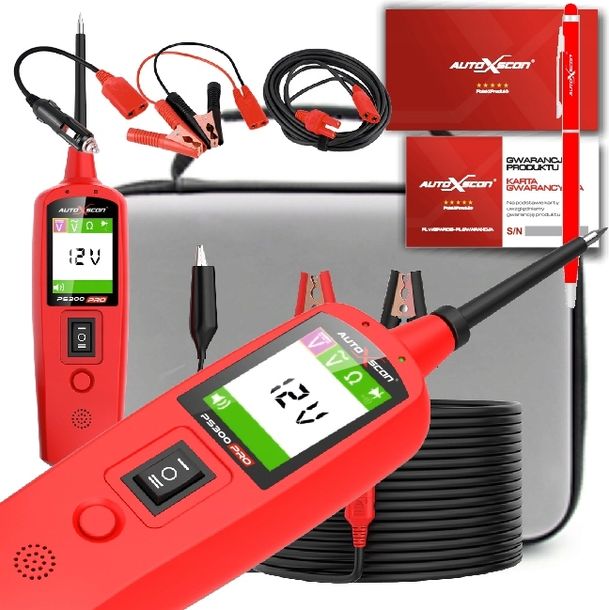 TESTER OBWODÓW ciągłosci AUTOXSCAN PS300PRO kabel 12 metrow oscyloskop