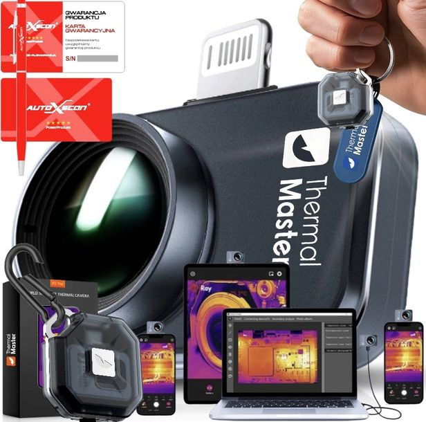 Kamera termowizyjna Thermal Master Ios Lighting/Usb C P2Pro+Nakładka Makro