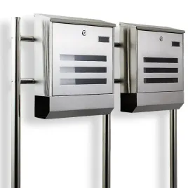 podwojna-skrzynka-pocztowa-na-listy-na-stojaku-zamykana-an-klucz