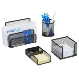relaxdays-organizer-na-biurko-4-czesciowy-czarny