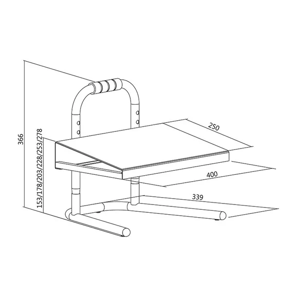 logilink-or-eo0007-or-wolnostojacy-regulowany-podnozek-logilink-szerokosc-produktu-40-cm