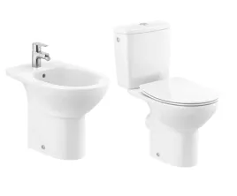 roca-zestaw-wc-victoria-kompakt-bezkolnierzowy-poziom-deska-bidet-stojacy