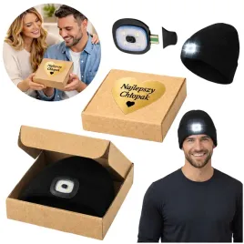 czapka-zimowa-led-swiecaca-prezent-na-urodziny-dla-chlopaka-meza-grawer
