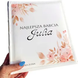 duzy-bialy-album-na-zdjecia-nadruk-okladka-prezent-na-dzien-babci-dziadka