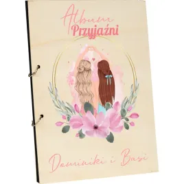 album-z-drewna-prezent-dla-przyjaciolki-siostry-imie-i-twoj-wlasny-tekst