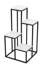kwietnik-czarny-metalowy-stojacy-kwadratowy-4-polki-polski-produkt-premium
