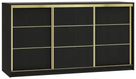 komoda-przesuwna-z-szufladami-180-cm-gold-czarny-z-drazkiem-do-sypialni