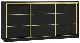 czarna-komoda-przesuwna-z-szufladami-200-cm-gold-z-drazkiem-do-sypialni