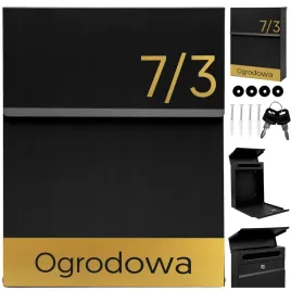 skrzynka-slim-przeznaczona-na-listy-i-poczte-w-kolorze-czarnym-z-ozdobnym-wzorem-i-napisem