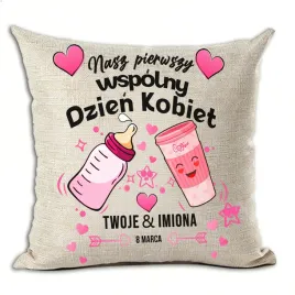 poduszka-lniana-na-dzien-kobiet-dla-mamy-nasz-pierwszy-dzien-kobiet-prezent