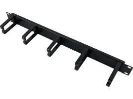 organizator-kabli-1u-19-5-plastikowych-uchwytow-czarny-alantec