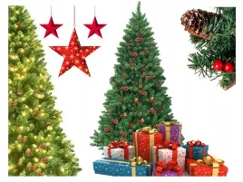 sztuczna-choinka-z-lampkami-led-szyszki-200-cm-bujna-zielona-duza-swierk