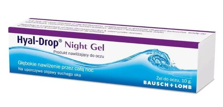 Hyal-Drop Night Gel Żel do oczu 10 g