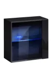 witryna-wiszaca-czarny-polysk-switch-60-cm-led