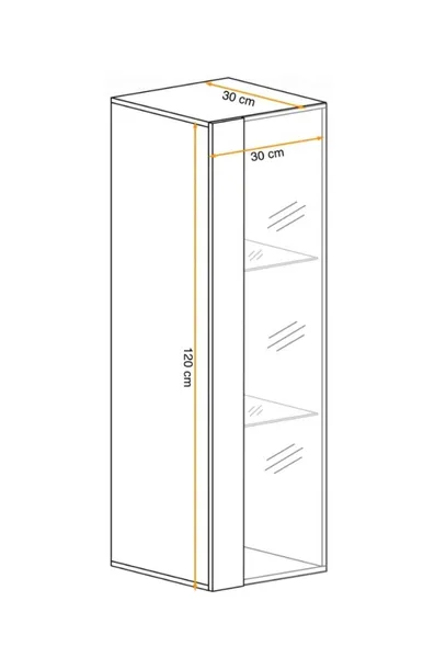 witryna-wiszaca-czarny-polysk-switch-120-cm-led-kolekcja-swap