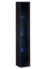 witryna-wiszaca-czarny-polysk-switch-180-cm-led