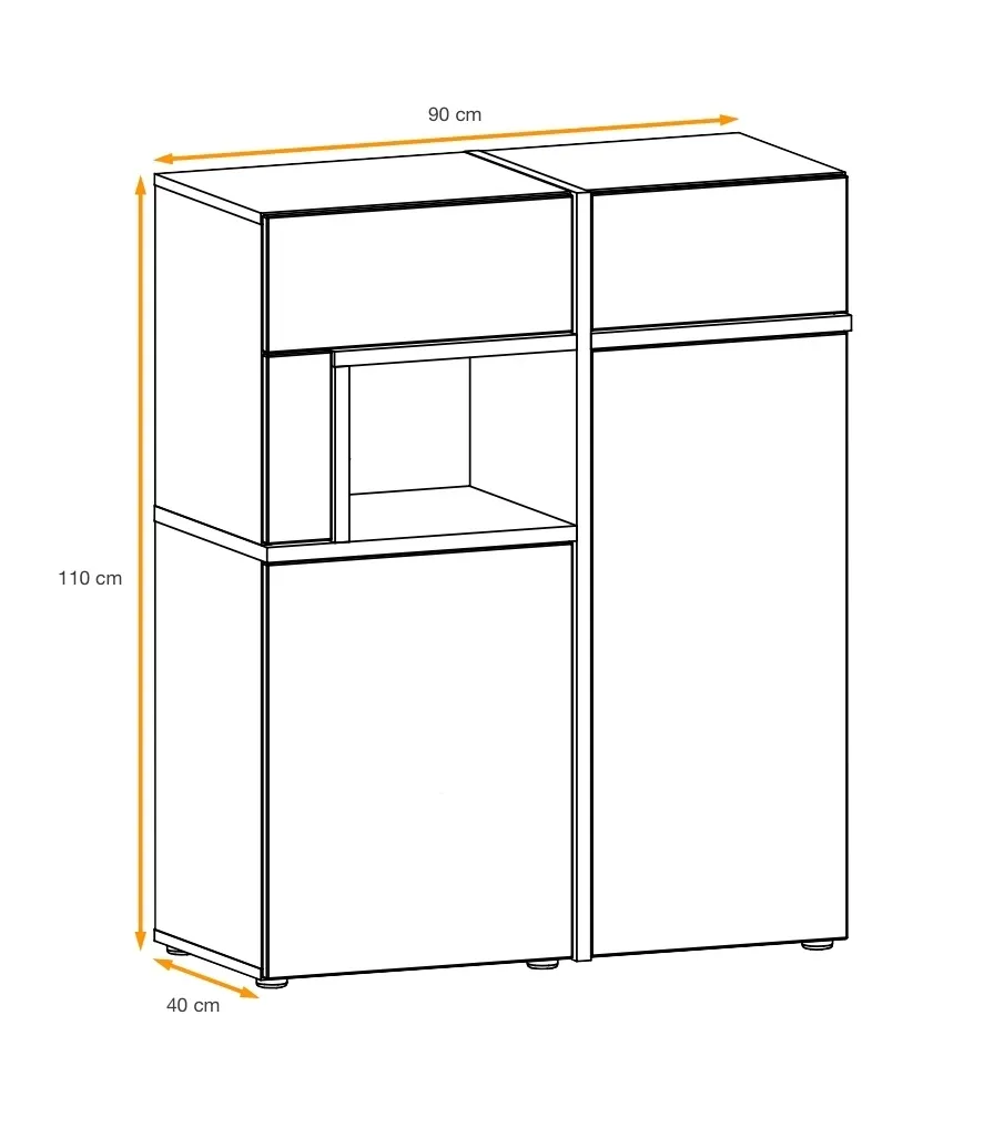witryna-niska-cross-hickory-jackson-led