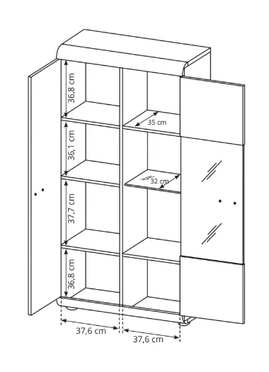 niska-witryna-link-158x80x37-dab-sonoma-kolekcja-link