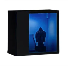 witryna-wiszaca-switch-czarny-30-cm-led