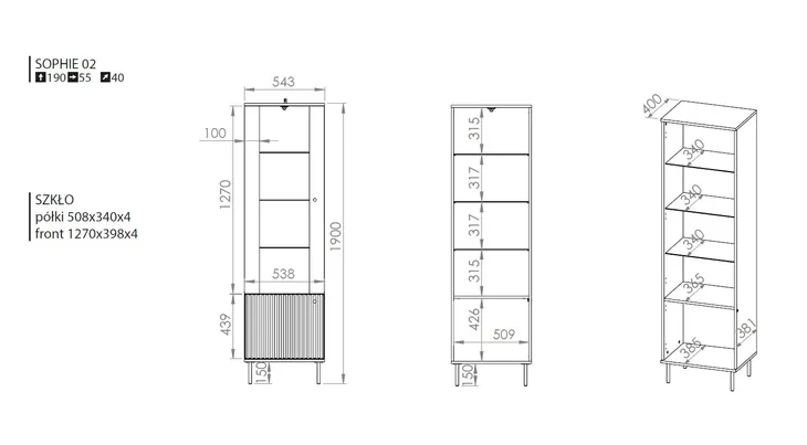 nowoczesna-witryna-ryflowane-fronty-bez-montaz-meble-do-samodzielnego-montazu