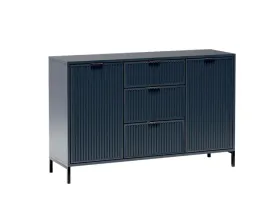 nowoczesna-komoda-ryflowane-fronty-indigo-ciemny-niebieski