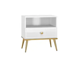 szafka-nocna-glamour-zlote-nozki-biala