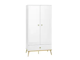 szafa-dwudrzwiowa-glamour-zloto-bialy
