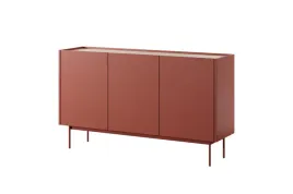 carmine-komoda-144-czerwona-metalowe-nogi-loft-nowoczesna-elegancja-salon