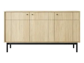 dab-linea-komoda-ari-k154-czarne-nogi-troje-drzwi-styl-salon-sypialnia
