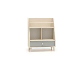 komoda-regal-z-szuflada-72-cm-lumi-09-polki-szara-bez-pokoj-dzieciecy