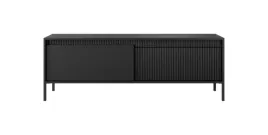 szafka-rtv-senso-153-2d-ryflowane-fronty-czarny