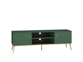 szafka-rtv-glamour-zloto-butelkowa-zielen-forest