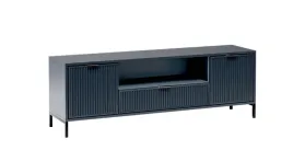nowoczesna-szafka-rtv-ryflowane-fronty-indigo-granat-niebieski