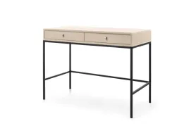 elegancka-toaletka-z-szufladami-bezowa-metalowe-czarne-nogi-loft