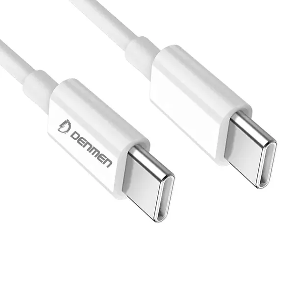 kabel-denmen-usb-typ-c-usb-typ-c-1-m-bialy-100w-dlugosc-przewodu-1-m