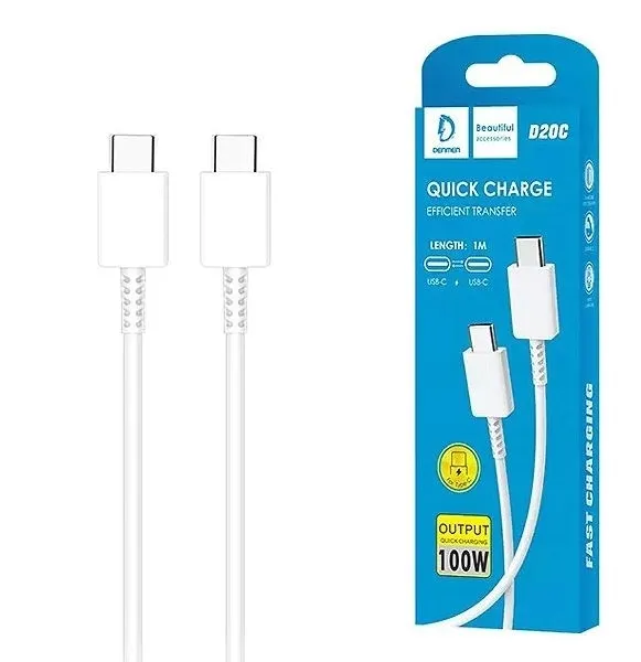 kabel-denmen-usb-typ-c-usb-typ-c-1-m-bialy-100w-zlacza-usb-typ-c-usb-typ-c