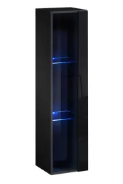 witryna-wiszaca-czarny-polysk-switch-120-cm-led