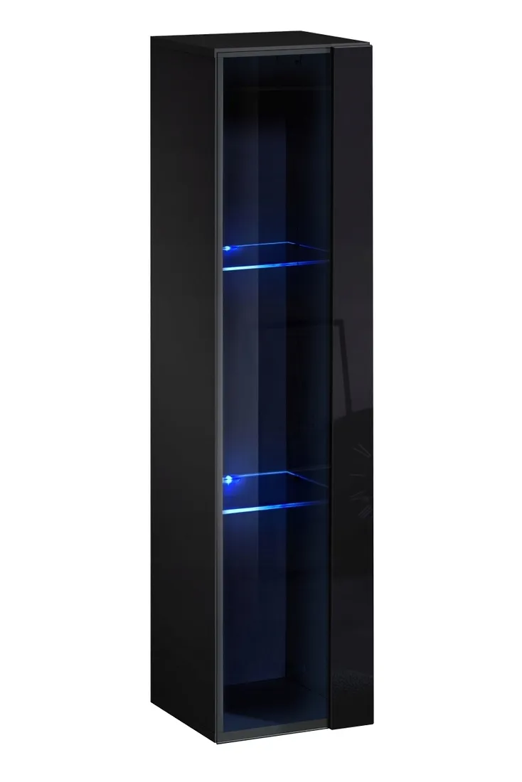 witryna-wiszaca-czarny-polysk-switch-120-cm-led