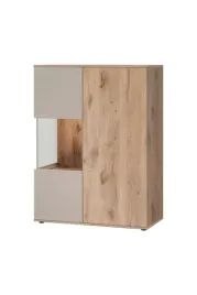 witryna-niska-catalina-dab-viking-kaszmir-ryflowany