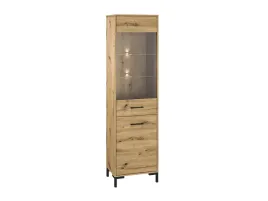 witryna-wysoka-200-cm-na-nozkach-dab-artisan-vento-salon-loft