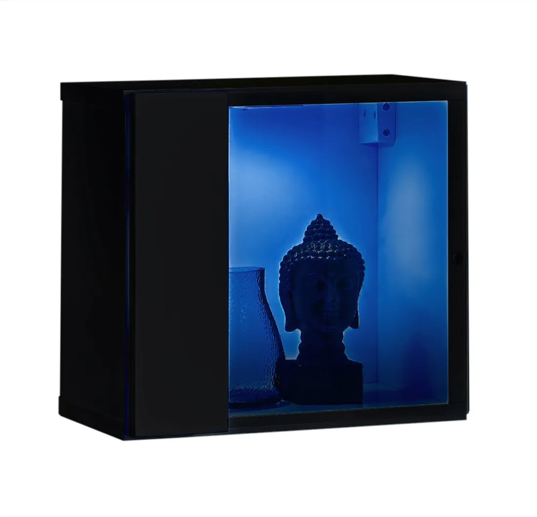 witryna-wiszaca-switch-czarny-30-cm-led-stan-nowy