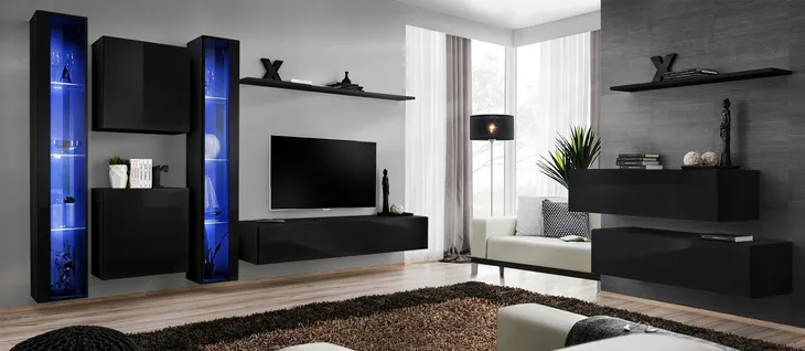 witryna-wiszaca-czarny-polysk-switch-180-cm-led-typ-wiszaca