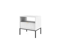 biala-szafka-nocna-stolik-szuflada-czarny-metal-loft-ryflowane-fronty-aureo