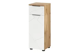 szafka-lazienkowa-stojaca-1-drzwiowa-szuflada-dab-wotan-bialy-polysk-artea