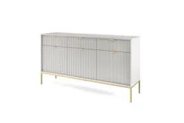 szara-komoda-szeroka-154-szuflady-zloto-metal-loft-ryflowane-fronty-aureo