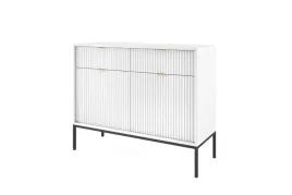 biala-komoda-104-szuflady-czarny-metal-loft-ryflowane-fronty-aureo