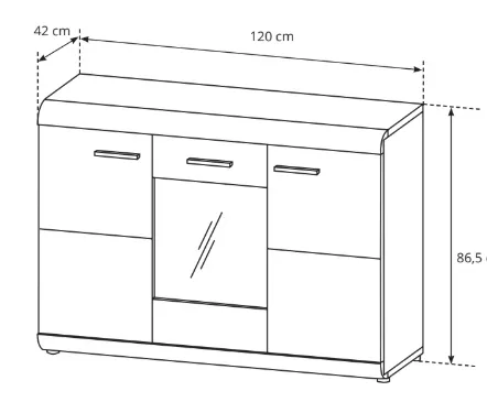 komoda-link-3d-120-cm-dab-sonoma