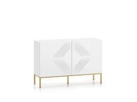nowoczesna-biala-komoda-metalowa-zlota-podstawa-frez-glamour-lumina